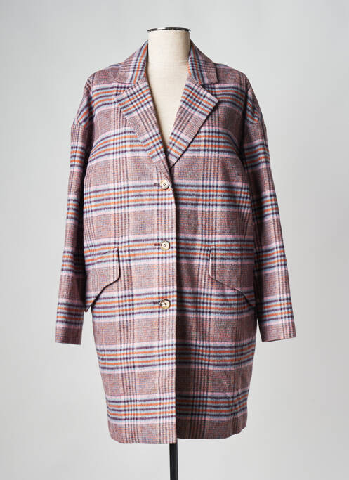 Palton lung violet BONTON femeie