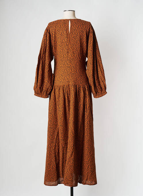 Rochie lungă maro THE NEW SOCIETY femeie