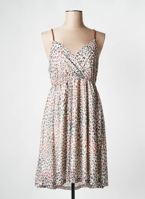 Rochie scurtă bej MOLLY BRACKEN femeie