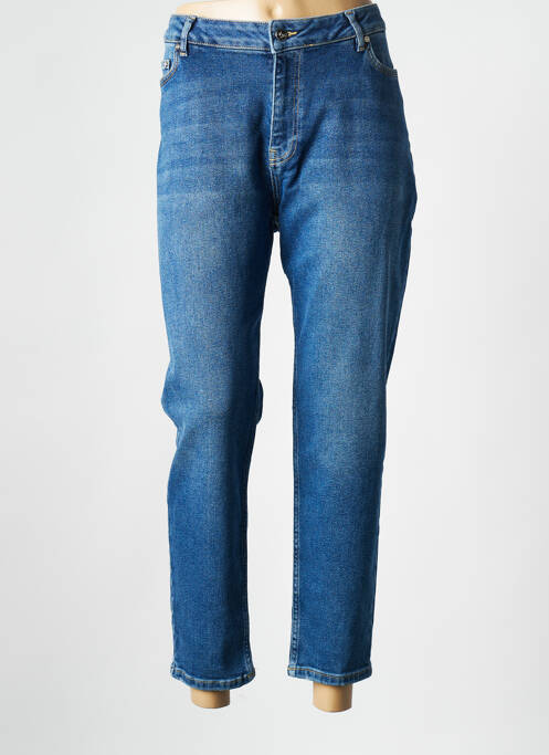 Blugi croială Mom albastru ALME femeie