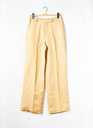 Pantalon larg bej SCOTCH & SODA femeie