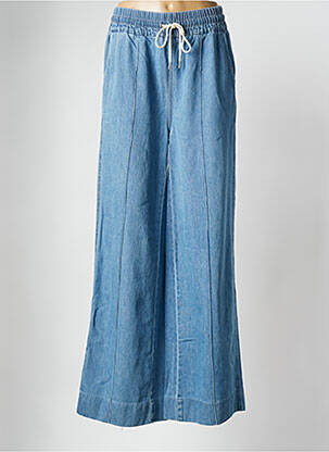 Pantalon larg albastru SECOND FEMALE femeie