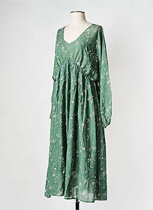 Rochie midi verde SAMSOE & SAMSOE femeie