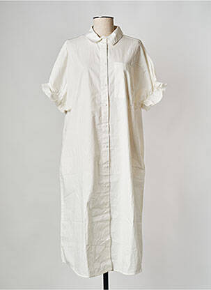 Rochie midi alb OBJECT femeie