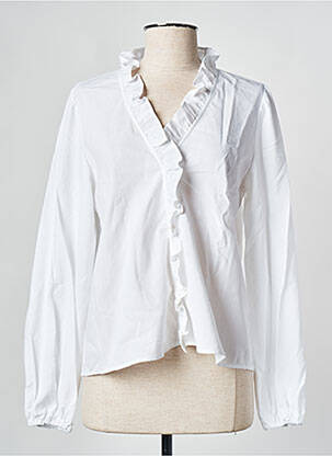 Top alb ROSAE femeie