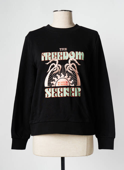 Hanorac negru SCOTCH & SODA femeie