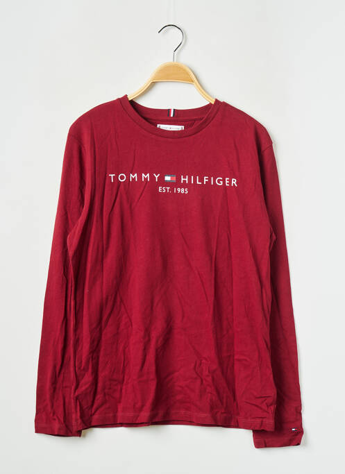 Tricou roșu TOMMY HILFIGER băiat