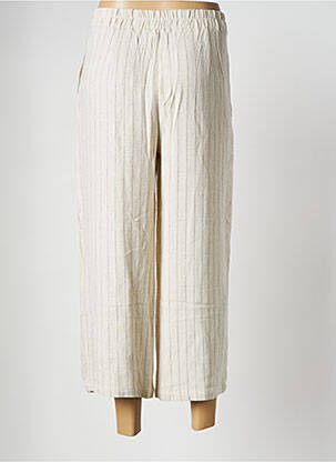 Pantalon larg bej VILA femeie