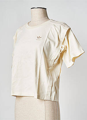 Tricou bej ADIDAS femeie