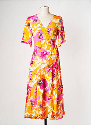 Rochie midi galben Y.A.S femeie