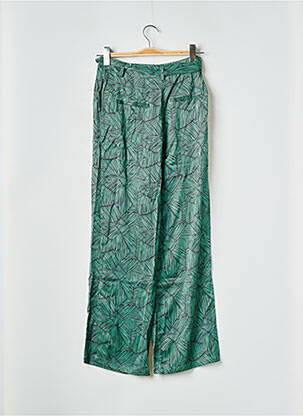 Pantalon larg verde VILA femeie