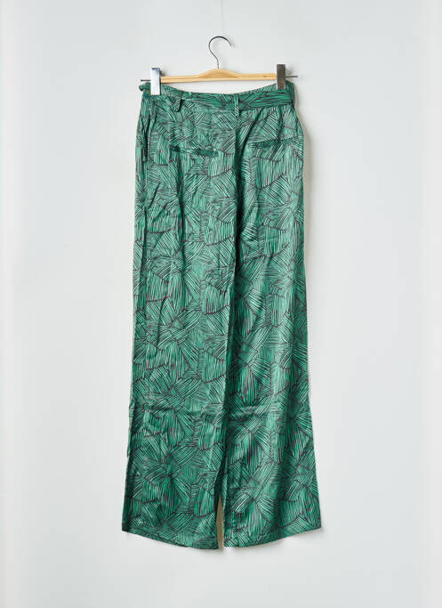 Pantalon larg verde VILA femeie