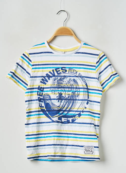 Tricou alb NAME IT băiat