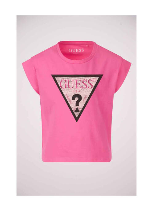 Tricou roz GUESS fată