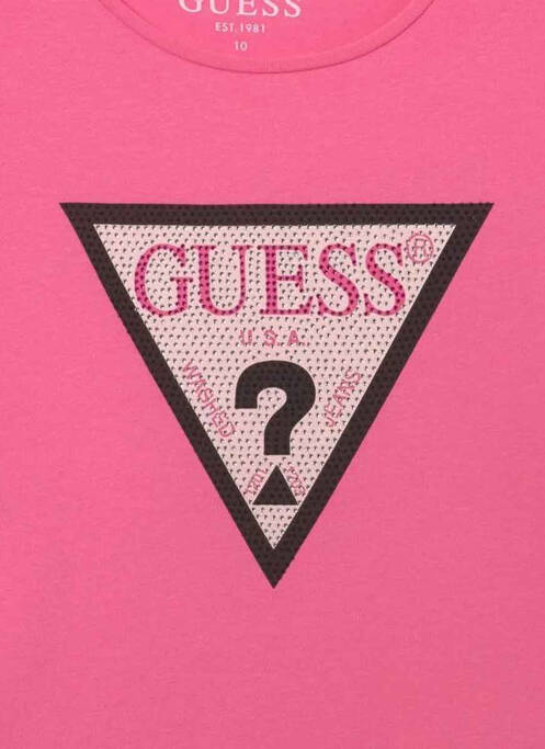Tricou roz GUESS fată