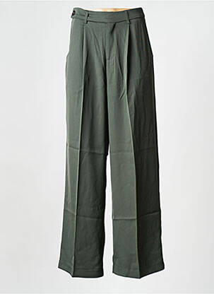 Pantalon larg verde GRACE & MILA femeie