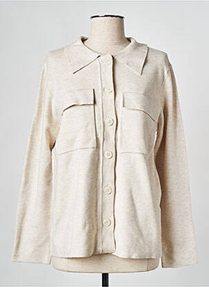 Vestă cu mâneci lungi bej VILA femeie