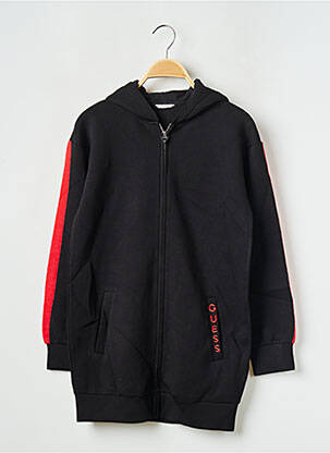 Vestă cu mâneci lungi negru GUESS fată