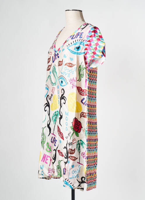 Rochie scurtă alb SAK'S femeie