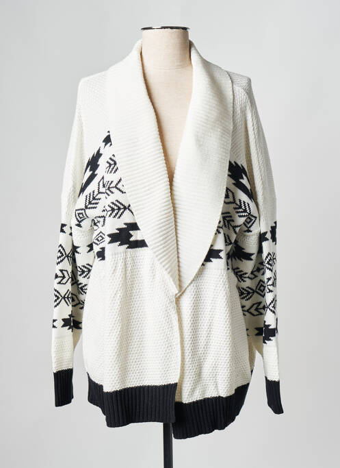 Vestă cu mâneci lungi alb PARISIENNE ET ALORS femeie