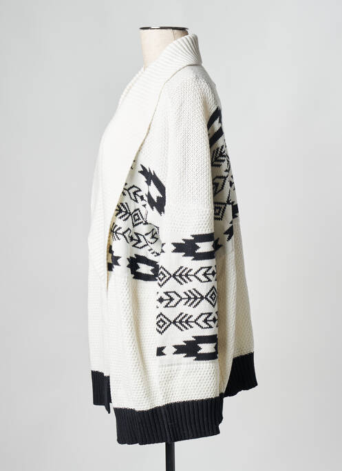 Vestă cu mâneci lungi alb PARISIENNE ET ALORS femeie