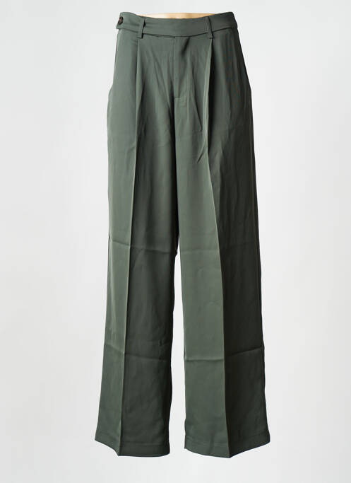 Pantalon larg verde GRACE & MILA femeie
