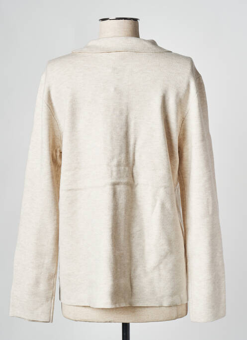 Vestă cu mâneci lungi bej VILA femeie