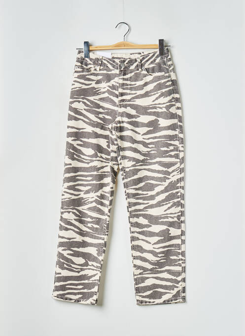 Blugi cu croială dreaptă bej VILA femeie