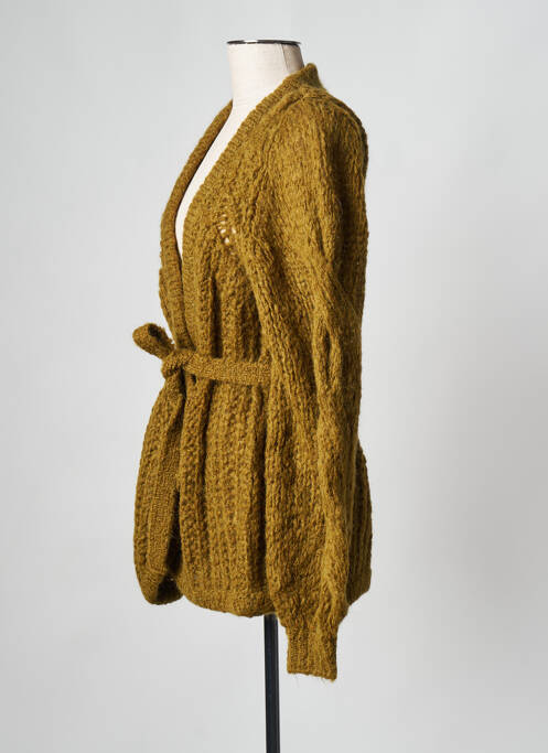 Vestă cu mâneci lungi verde LOUISE MISHA femeie