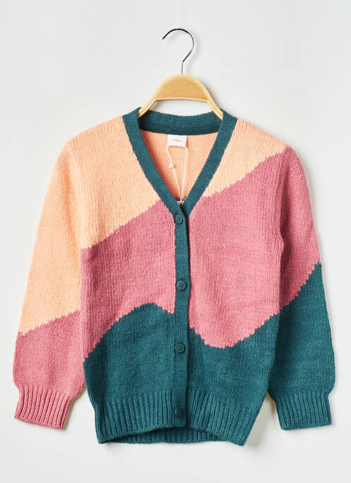 Vestă cu mâneci lungi verde S.OLIVER fată