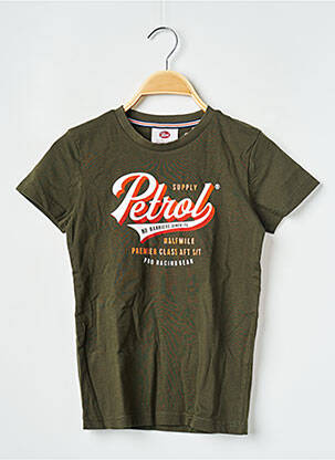 Tricou verde PETROL INDUSTRIES băiat