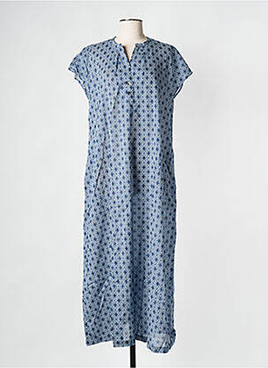 Rochie lungă albastru BELLEROSE femeie