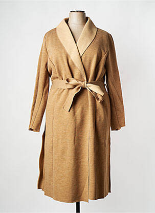 Palton lung maro EVOKED VILA femeie