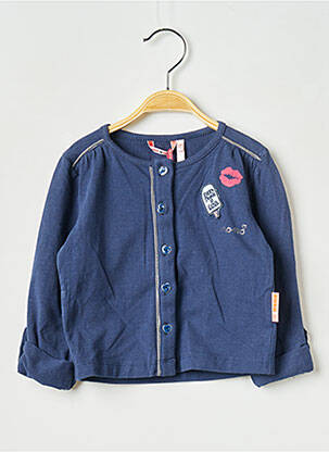 Vestă cu mâneci lungi albastru NONO fată