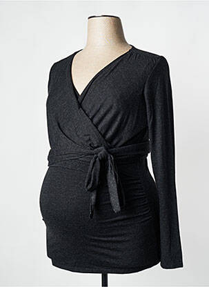 Tricou / Top maternitate gri NOPPIES femeie