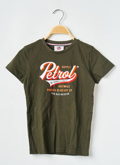 Tricou verde PETROL INDUSTRIES băiat