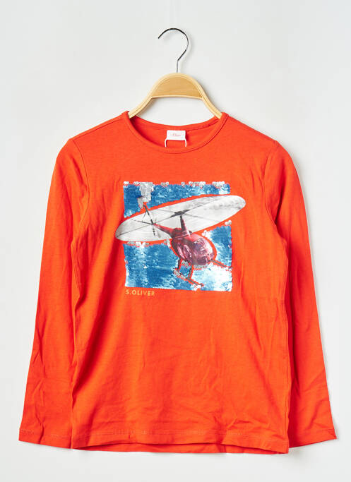 Tricou portocaliu S.OLIVER băiat
