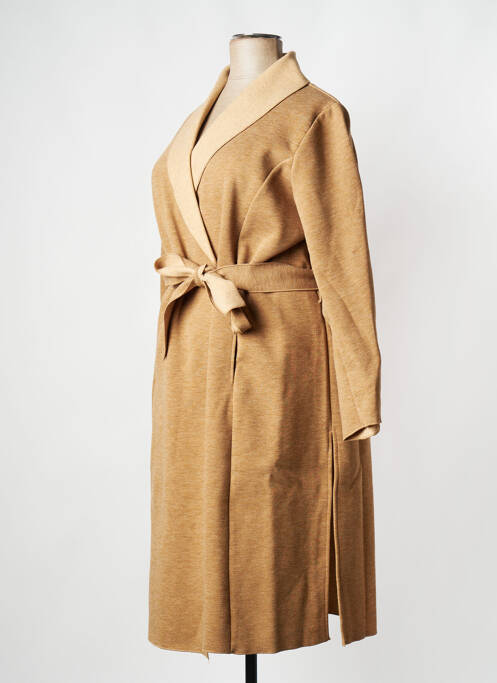 Palton lung maro EVOKED VILA femeie