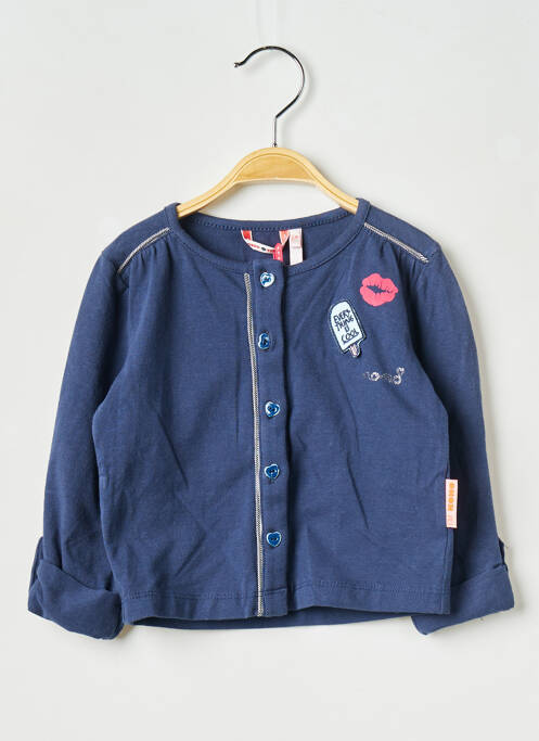 Vestă cu mâneci lungi albastru NONO fată