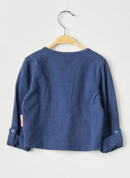 Vestă cu mâneci lungi albastru NONO fată