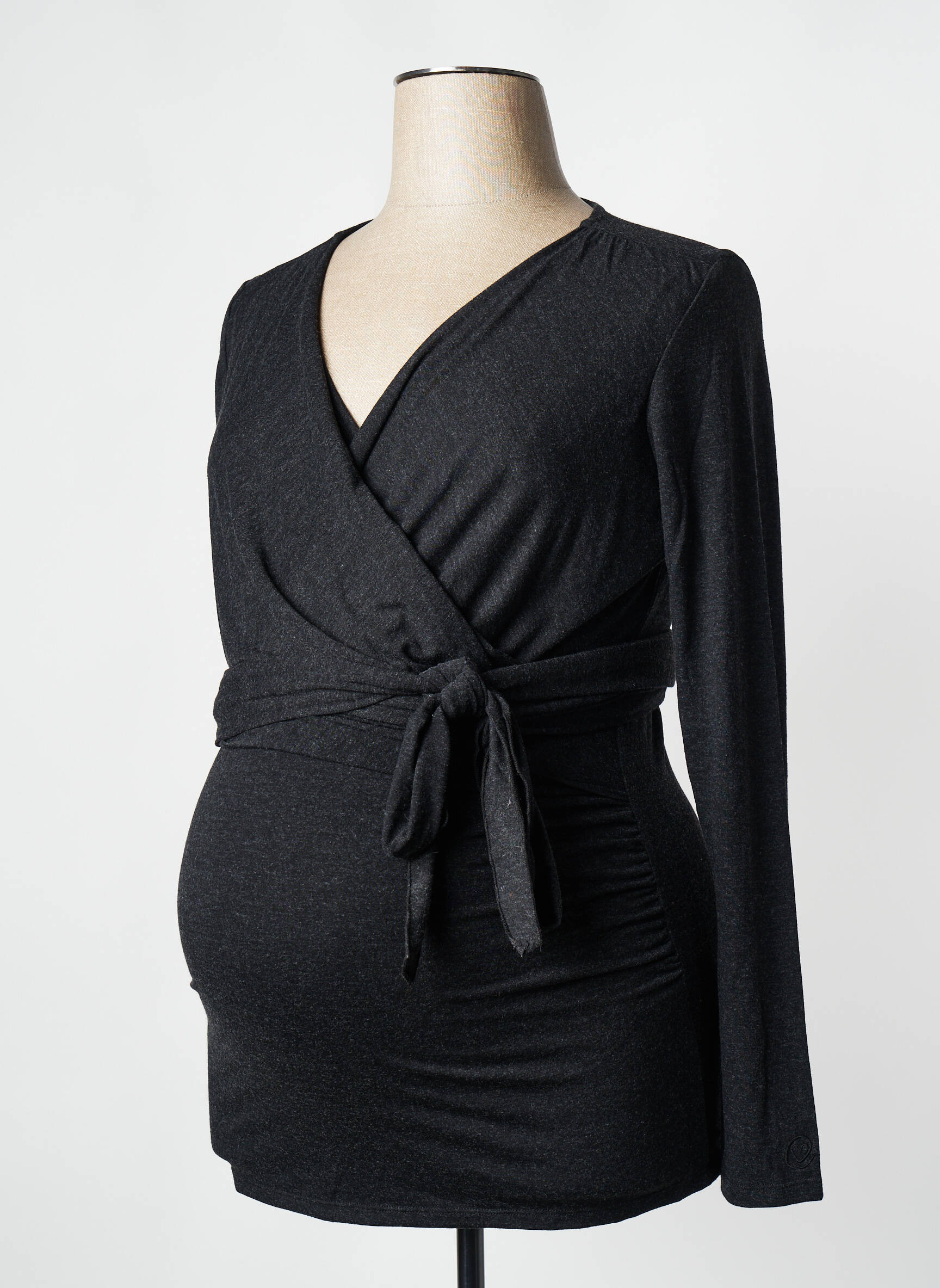 Tricou / top maternitate gri NOPPIES femeie