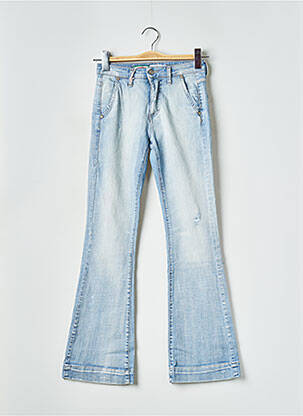 Blugi bootcut albastru PLEASE femeie