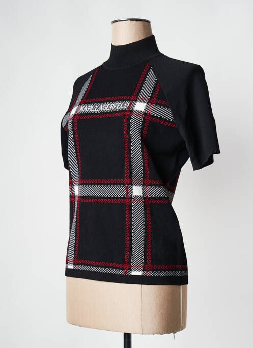 Top negru KARL LAGERFELD femeie