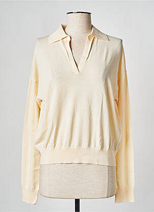 Pulover bej THEORY femeie