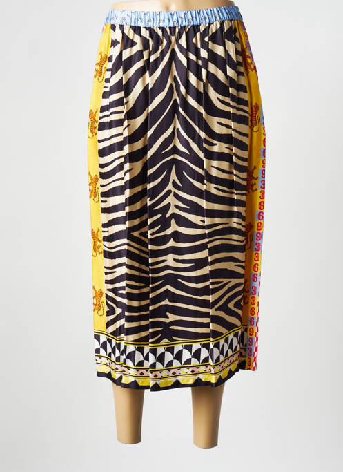 Fustă midi galben SAK'S femeie