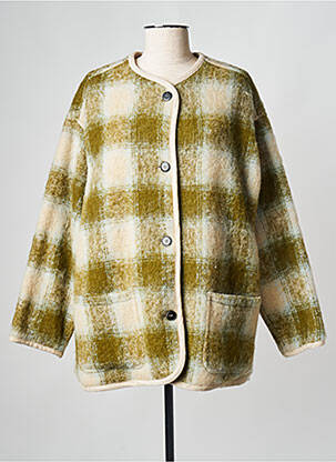 Palton scurt kaki POMANDERE femeie