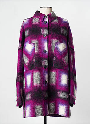 Palton lung violet IRO femeie