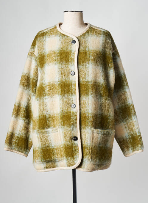 Palton scurt kaki POMANDERE femme