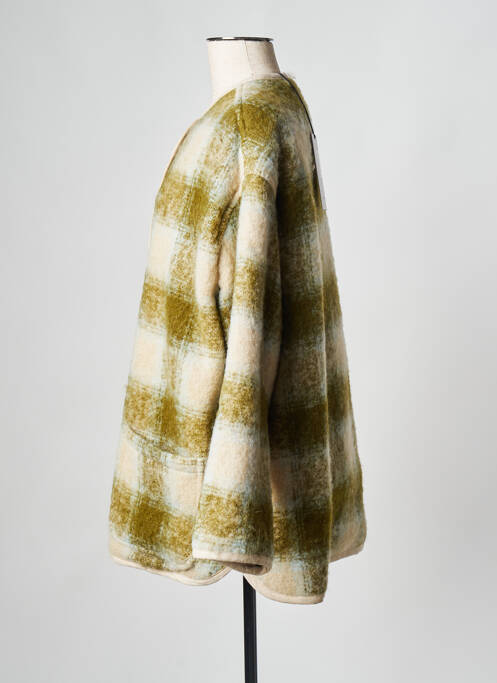 Palton scurt kaki POMANDERE femme