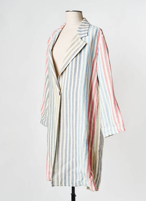 Palton lung multicolor DIEGA femeie